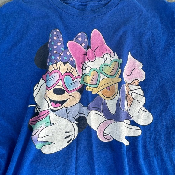 Disney Minnie Mouse and Daisy Duck Best Friends Short Sleeve Cotton Tshirt Large - Picture 2 of 4